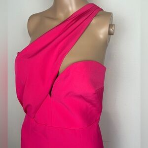 NWT Bardot Hot Candy Pink Lorella Midi Dress